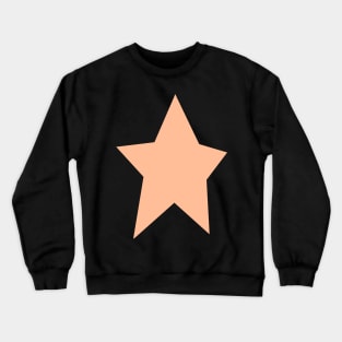 Star 5 Peach Fuzz Pantone Color of the Year 2024 Crewneck Sweatshirt